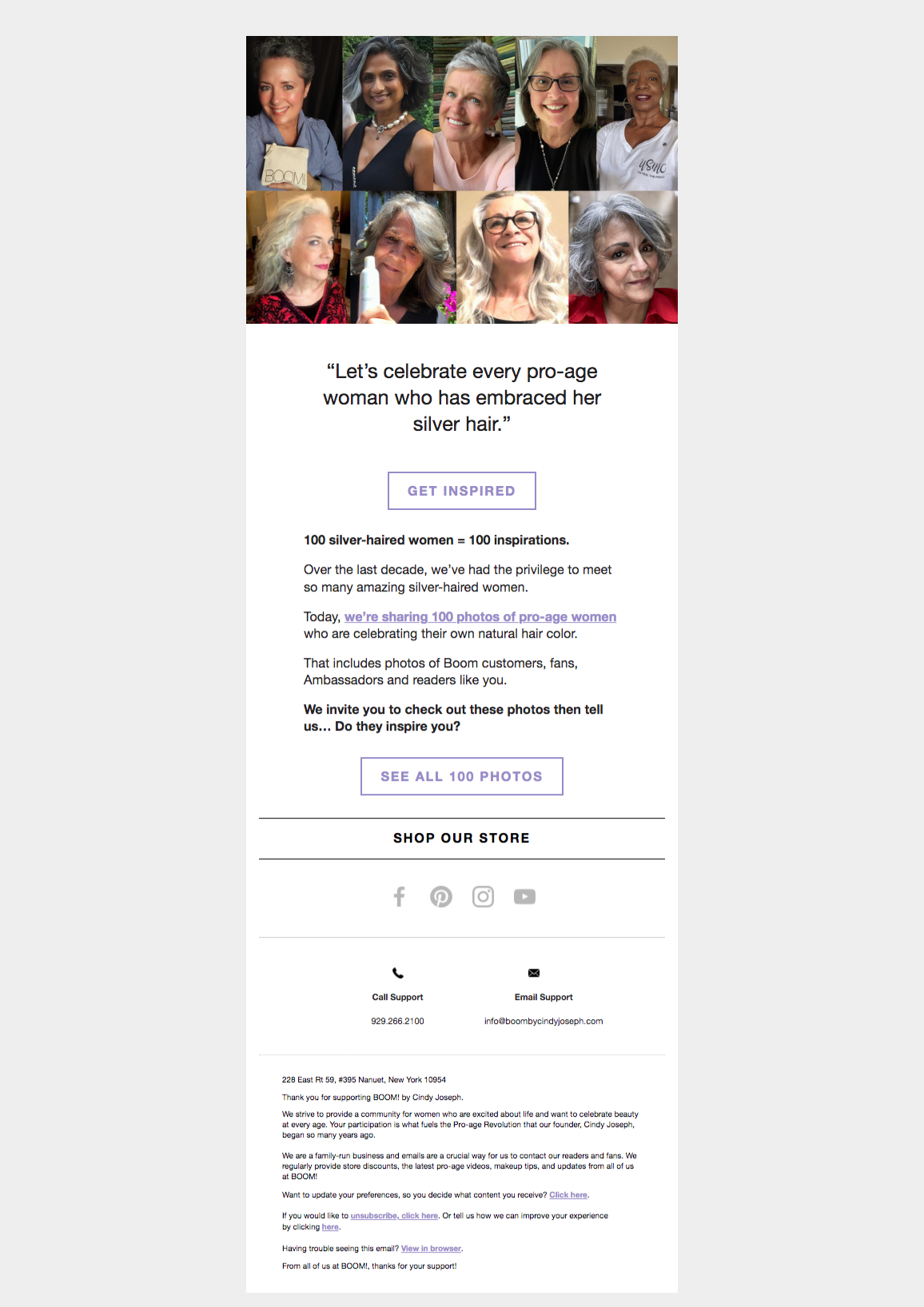 Upsell email six screenshot