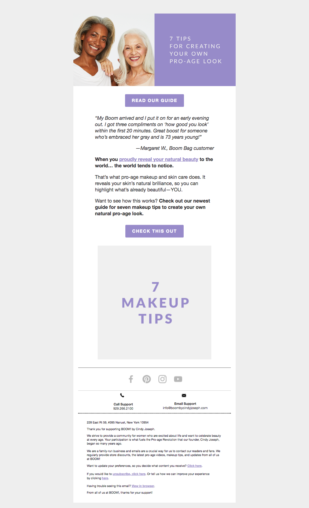 Abandoned cart email six screenshot