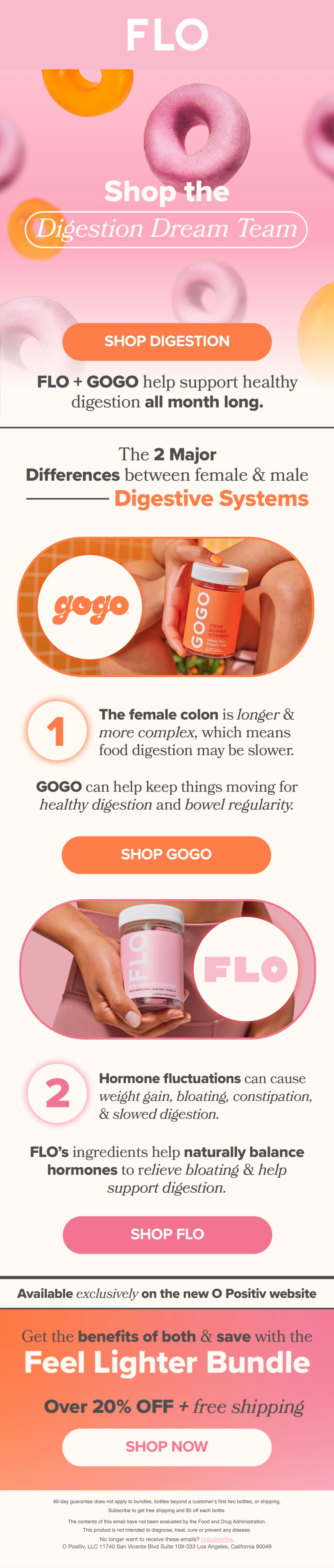 Feature email design sample